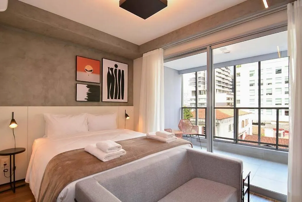 Apartment Bhomy Pinheiros - Varanda Ampla Com Vista Vt320 Sao Paulo